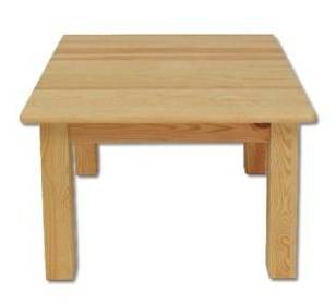 Konferenční stolek ST 109 z masivní borovice 76x76x46cm - Dub