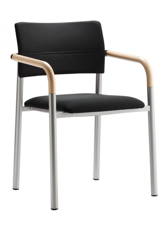Konferenční židle Aluform_3 6431-103  - Černá