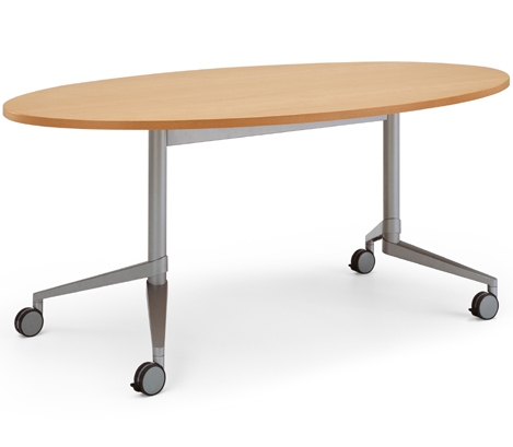 Elipsový stůl  Flex-table 3585-380 180x100cm - Javor přírodní