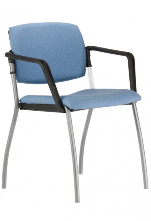 Jednací židle 2090 G Alina  - koženka černá