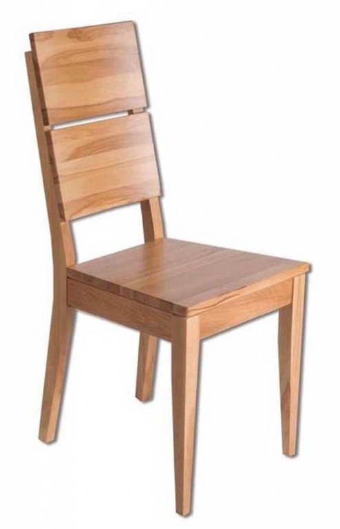 Dřevěná židle KT172 - š.45xv.90cm - Bělená