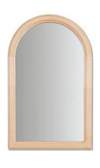 Zrcadlo zaoblené 40x80cm - Borovice - POSLEDNÍ KUS
