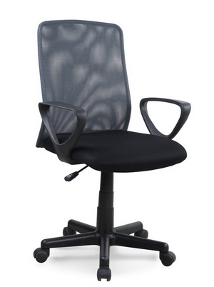 Kancelářská židle 57x56x87-99cm - Černá/šedá