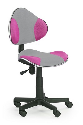 Dětská židle Flash 46x50x77-89cm - Šedorůžová