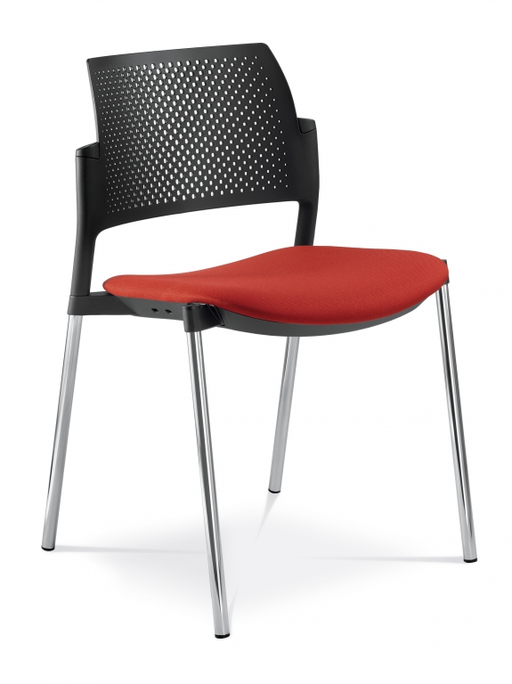 Konferenční židle  Dream+ 100-BL-N4  - Tm.modrá
