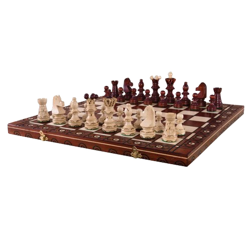Šachy dřevěné z bukového dřeva 54x54cm