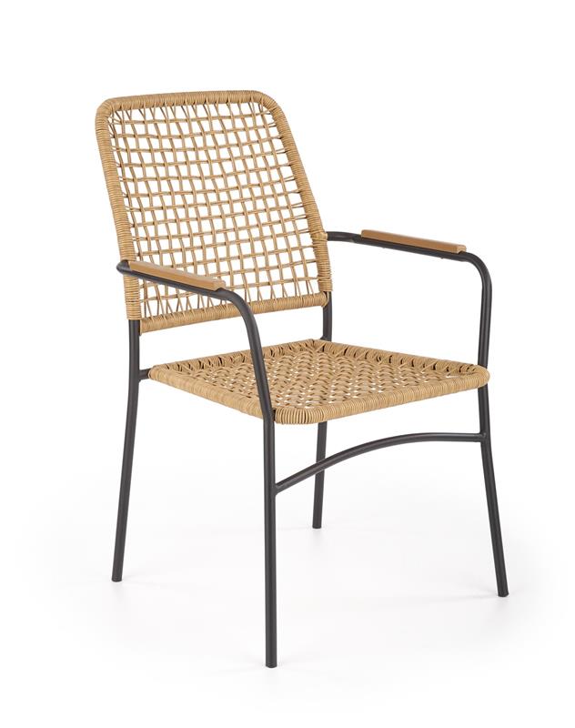 Zahradní židle 59x62x90cm - Přírodní