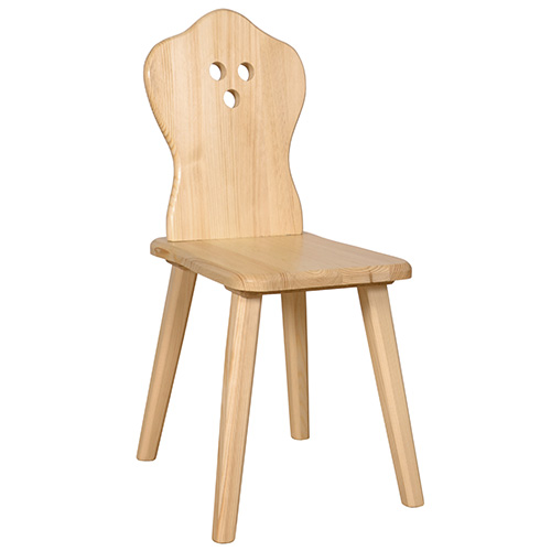 Dřevěná židle KT110 - 33x44x85cm