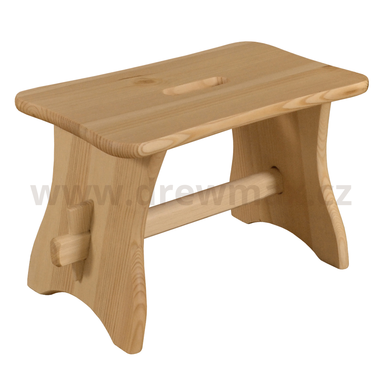 Dřevěná stolička v.25cm - Borovice