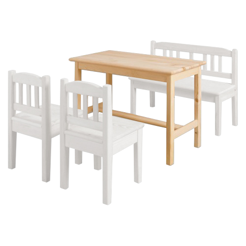 Jídelní stolek dětský z masivní borovice 75x38x50cm - Olše
