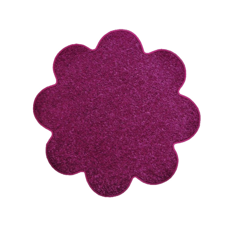 Květinový koberec Eton 160x160cm - Fialový
