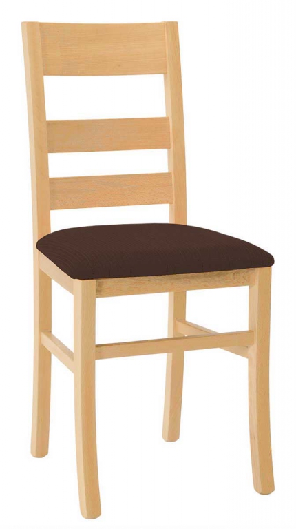 Dřevěná židle LORI  - Bílá