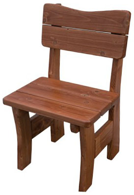 HUGO - zahradní židle ze smrkového dřeva, lakovaná 50x55x93cm - Týk lak