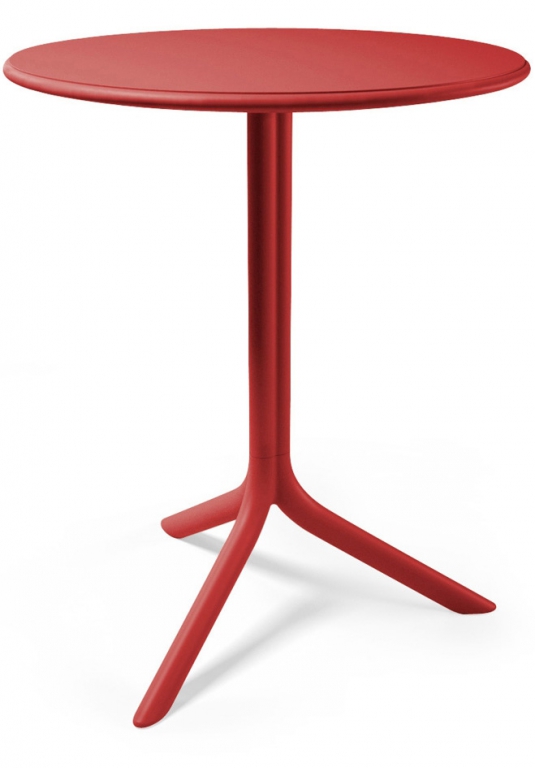 Plastový stůl  SPRITZ pr.60xv.76cm - Rosso