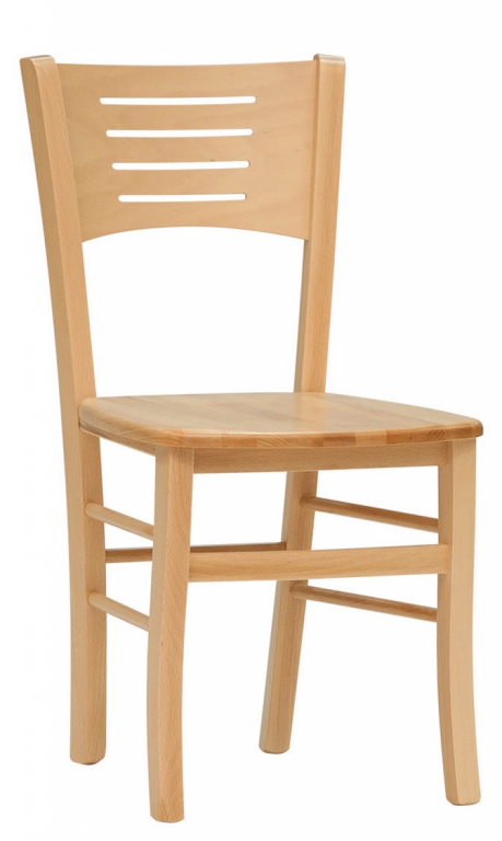 Dřevěná židle Veneta - VERONA masiv  - Bílá
